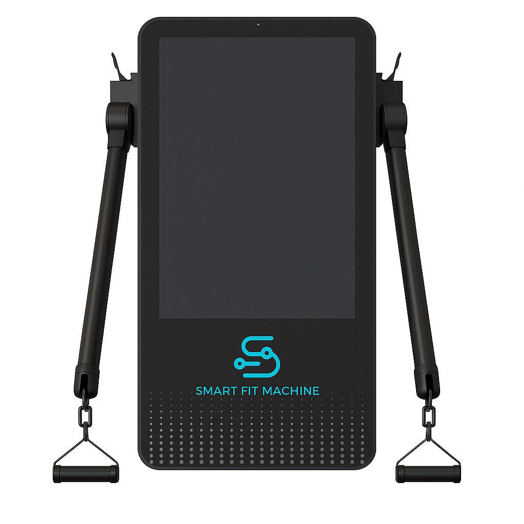 A smart home gym machine in black